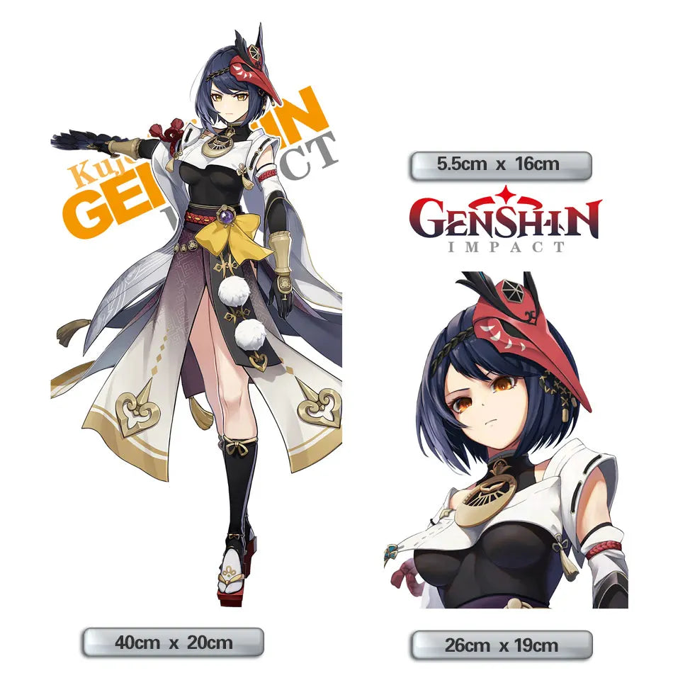 Genshin Impact Sara Anime PC Case Sticker