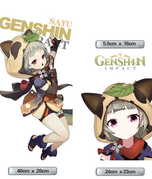 Genshin Impact Sayu Anime PC Case Sticker
