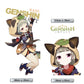 Genshin Impact Sayu Anime PC Case Sticker