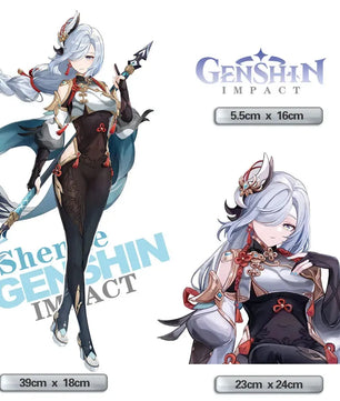 Genshin Impact Shenhe Anime PC Case Sticker