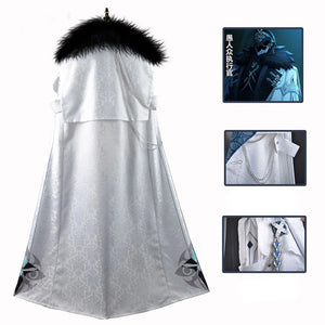 Genshin Impact Tartaglia & Fatui Cosplay Cloak Anime Costume With Scarf