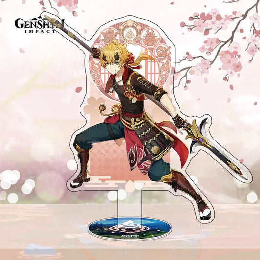 Genshin Impact Thoma Figure Acrylic Stand Fiberglass Desk Decor