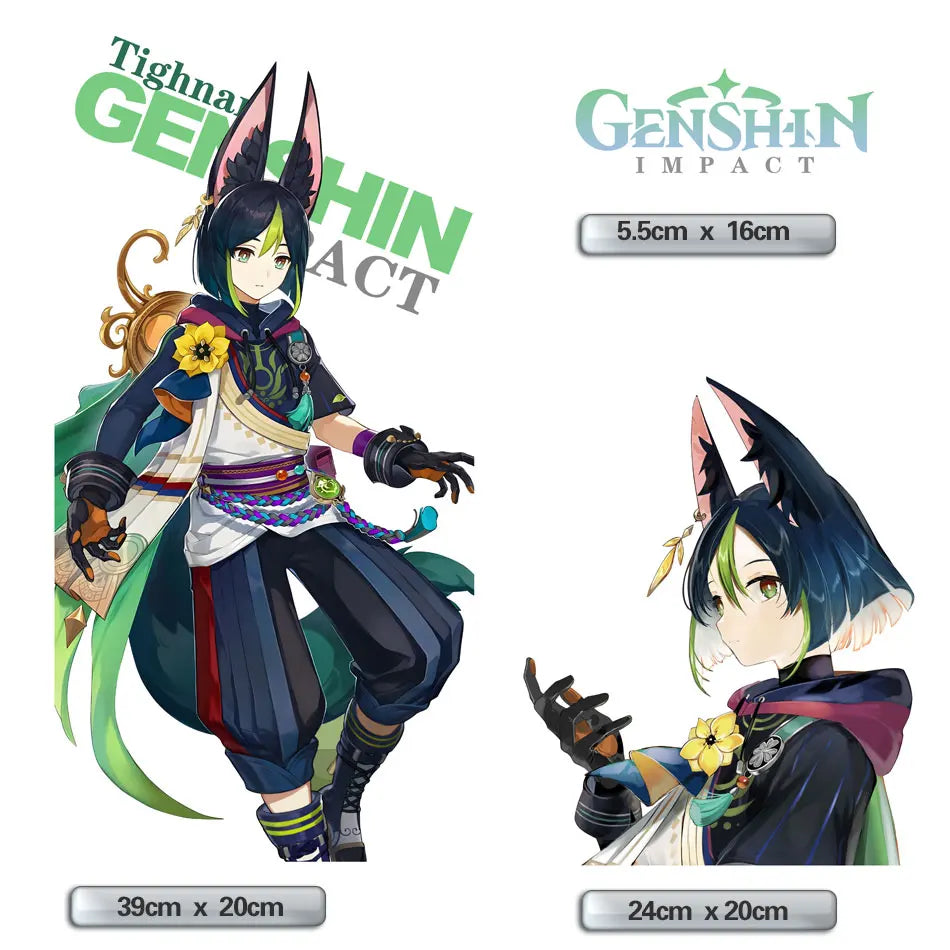 Genshin Impact Tighnari Anime PC Case Sticker