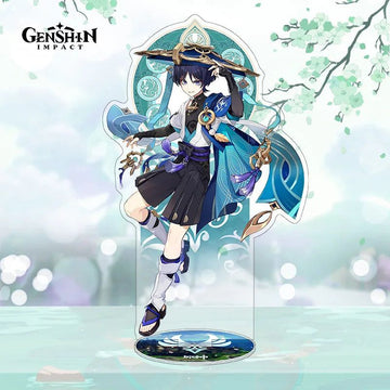 Genshin Impact Wanderer Figure Acrylic Stand Fiberglass Desk Decor