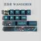 Genshin Impact Wanderer Keycaps 14 Keys Set Anime Keycaps