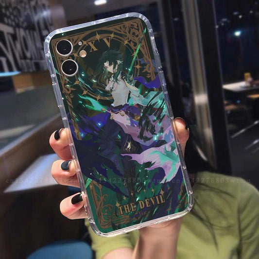 Genshin Impact Xiao Anime Phone Case for IPhone 6-14 Pro Max