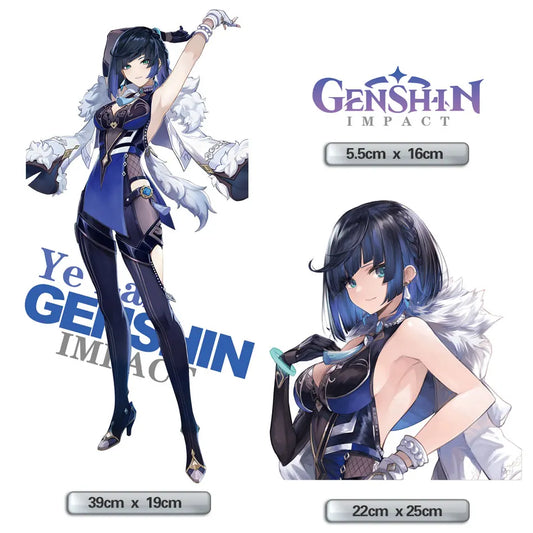 Genshin Impact Yelan Anime PC Case Sticker