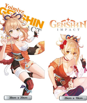Genshin Impact Yoimiya Anime PC Case Sticker