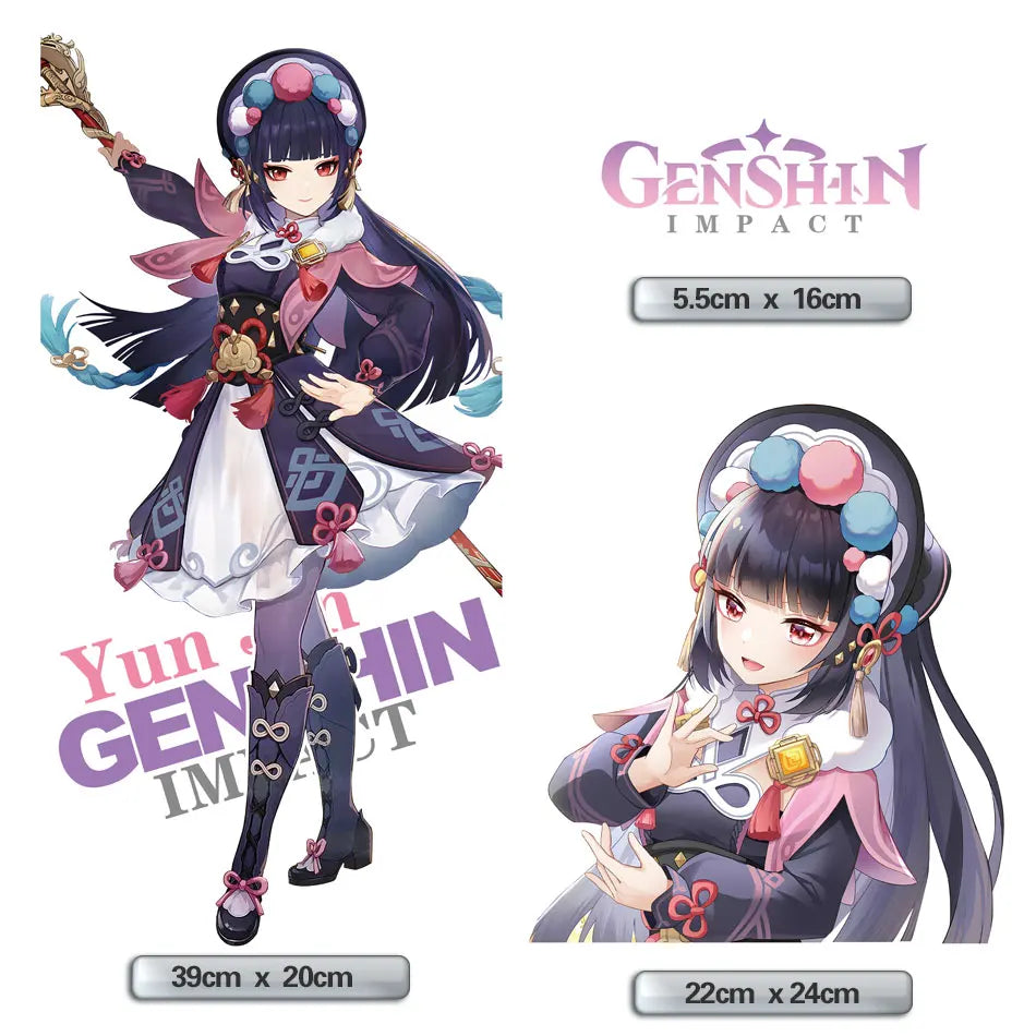 Genshin Impact Yun Jin Anime PC Case Sticker