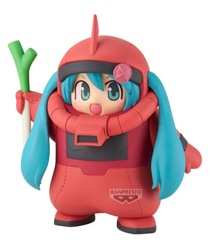 Gundam 45th Anniversary x Hatsune Miku Char's Zaku Costume Hatsune Miku Version Figure