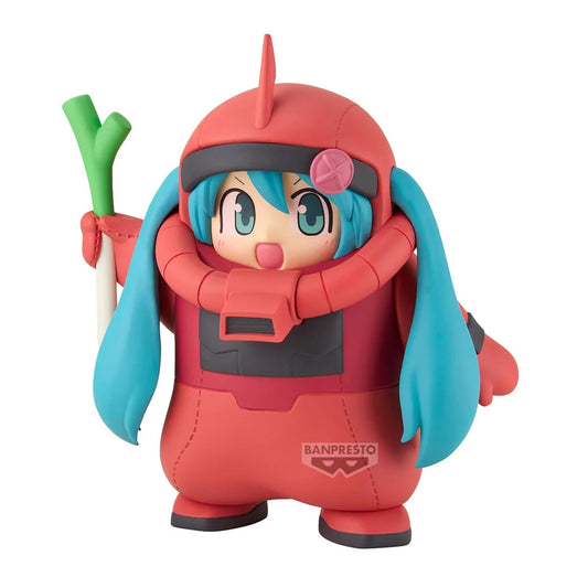 Gundam 45th Anniversary x Hatsune Miku Char's Zaku Costume Hatsune Miku Version Figure