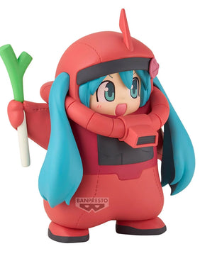 Gundam 45th Anniversary x Hatsune Miku Char's Zaku Costume Hatsune Miku Version Figure