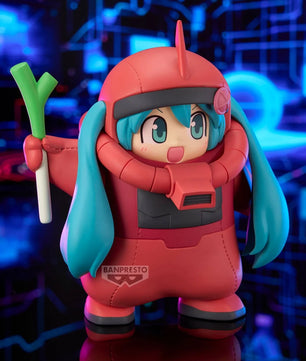 Gundam 45th Anniversary x Hatsune Miku Char's Zaku Costume Hatsune Miku Version Figure