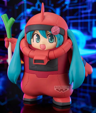 Gundam 45th Anniversary x Hatsune Miku Char's Zaku Costume Hatsune Miku Version Figure