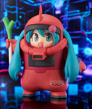 Gundam 45th Anniversary x Hatsune Miku Char's Zaku Costume Hatsune Miku Version Figure