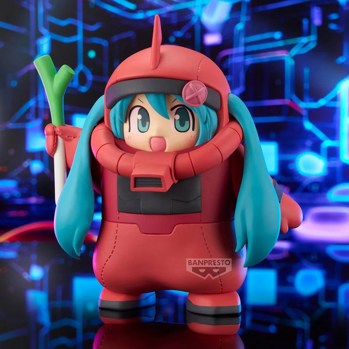 Gundam 45th Anniversary x Hatsune Miku Char's Zaku Costume Hatsune Miku Version Figure