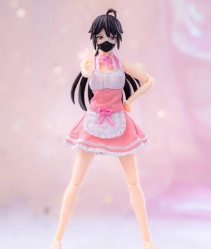 HASUKI 6" Anime Girl Action Figure Cat Maid Clothing & Accessories
