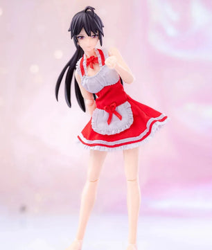 HASUKI 6" Anime Girl Action Figure Cat Maid Clothing & Accessories