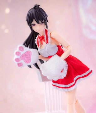 HASUKI 6" Anime Girl Action Figure Cat Maid Clothing & Accessories