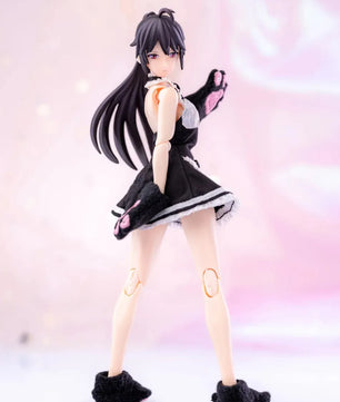 HASUKI 6" Anime Girl Action Figure Cat Maid Clothing & Accessories
