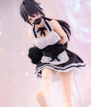 HASUKI 6" Anime Girl Action Figure Cat Maid Clothing & Accessories