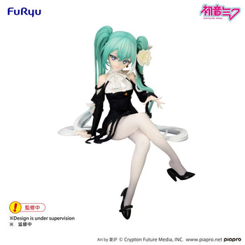 Hatsune Miku Flower Fairy White Rose Noodle Stopper Figure