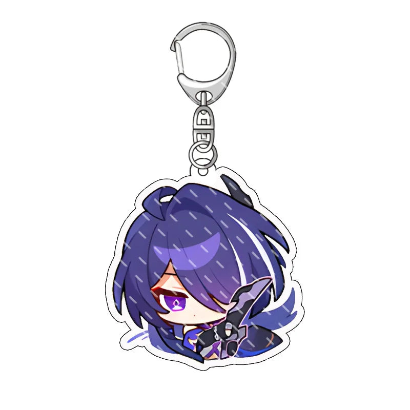 Honkai Star Rail Acheron Keychain Bag Charm