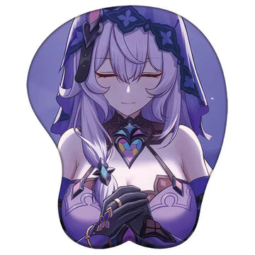 Honkai Star Rail Black Swan 3D Silicone Support Mouse Pad