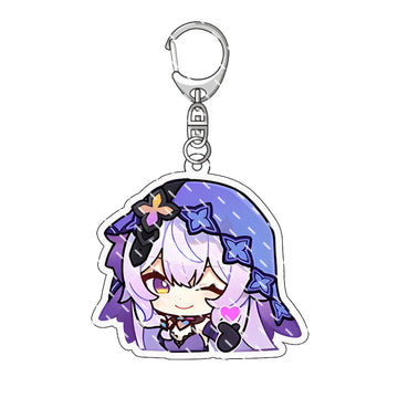 Honkai Star Rail Black Swan Keychain Bag Charm 4