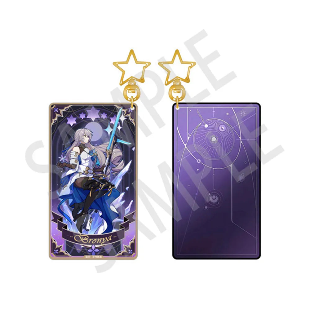 Honkai Star Rail Bronya Divination Card Keychain