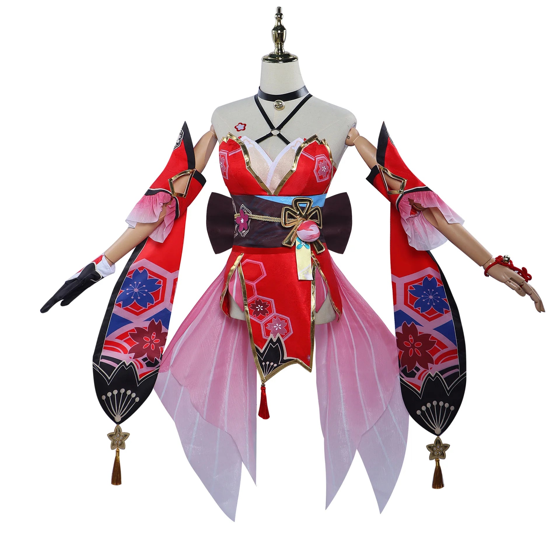Honkai Star Rail Firefly Cosplay With Wig & Mask 10pcs Anime Costume Set