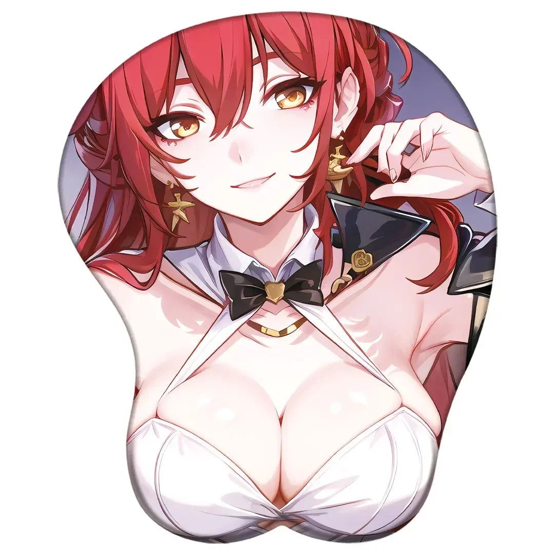 Honkai Star Rail Himeko 3D Silicone Support Mouse Pad