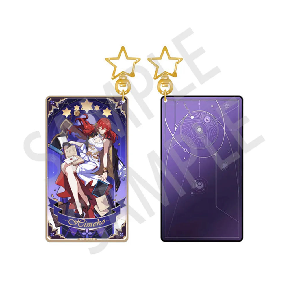 Honkai Star Rail Himeko Divination Card Keychain