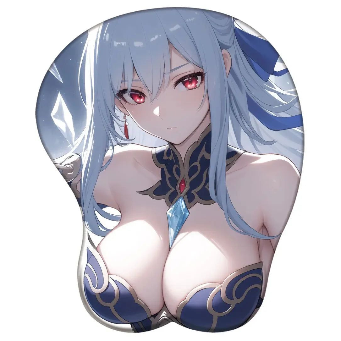 Honkai Star Rail Jingliu 3D Silicone Support Mouse Pad