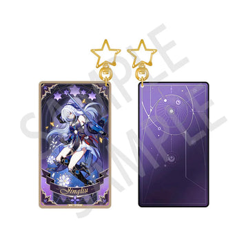 Honkai Star Rail Jingliu Divination Card Keychain