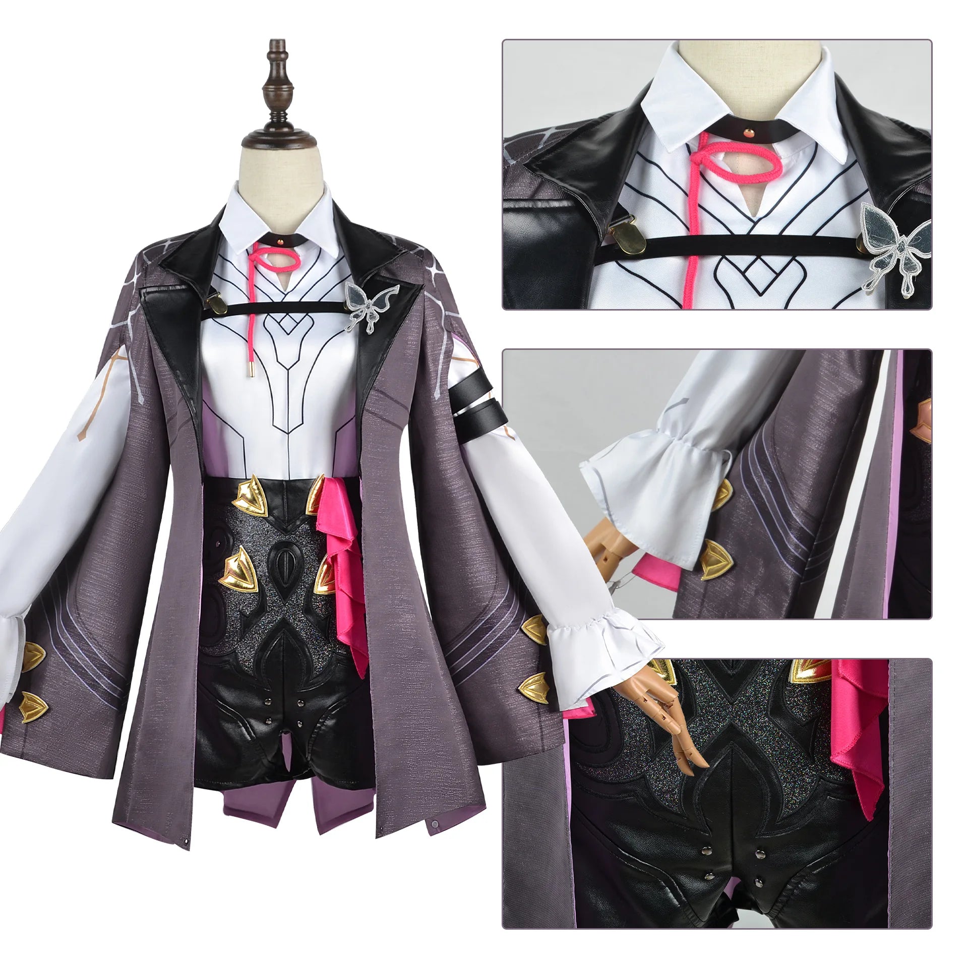 Honkai Star Rail Kafka Cosplay 13pc Anime Cosplay Costume Set