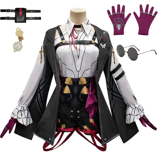 Honkai Star Rail Kafka Cosplay Costume 11pc Set High Quality Anime Cosplay