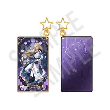 Honkai Star Rail Luocha Divination Card Keychain