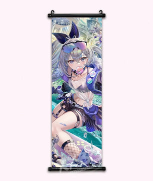 Honkai Star Rail Silver Wolf Anime Poster Canvas Scroll