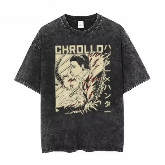 Hunter x Hunter Chrollo Shirt Vintage Oversized Style Anime Shirt
