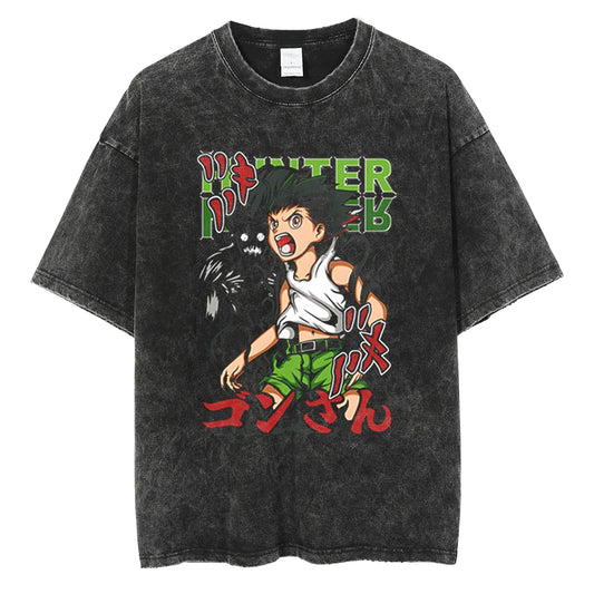 Hunter x Hunter Gon Freecs Shirt Vintage Style Anime Shirt