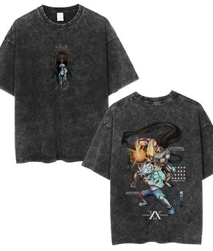 Hunter x Hunter Gon Killua Shirt Vintage Oversized Style Anime Shirt