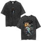 Hunter x Hunter Gon Killua Shirt Vintage Oversized Style Anime Shirt