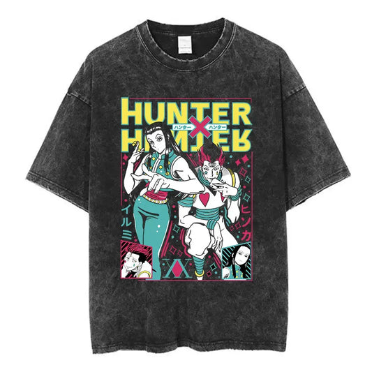 Hunter x Hunter Hisoka Illumi Shirt Vintage Style Anime Shirt