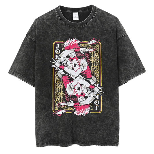 Hunter x Hunter Hisoka Joker Shirt Vintage Style Anime Shirt