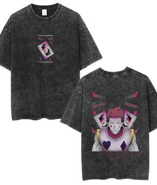 Hunter x Hunter Hisoka Shirt Vintage Oversized Style Anime Shirt