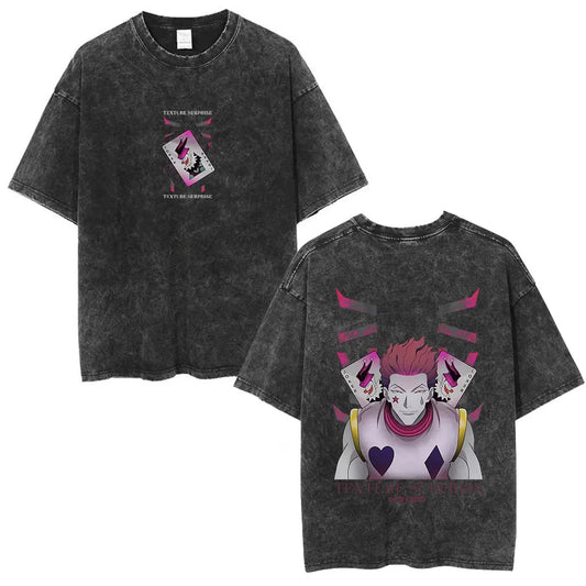 Hunter x Hunter Hisoka Shirt Vintage Oversized Style Anime Shirt