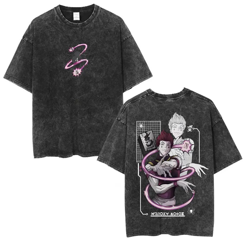 Hunter x Hunter Hisoka Shirt Vintage Oversized Style Anime Shirt