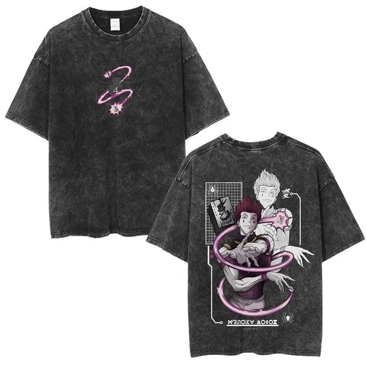 Hunter x Hunter Hisoka Shirt Vintage Oversized Style Anime Shirt