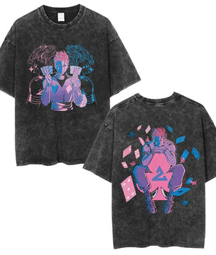 Hunter x Hunter Hisoka Shirt Vintage Oversized Style Anime Shirt